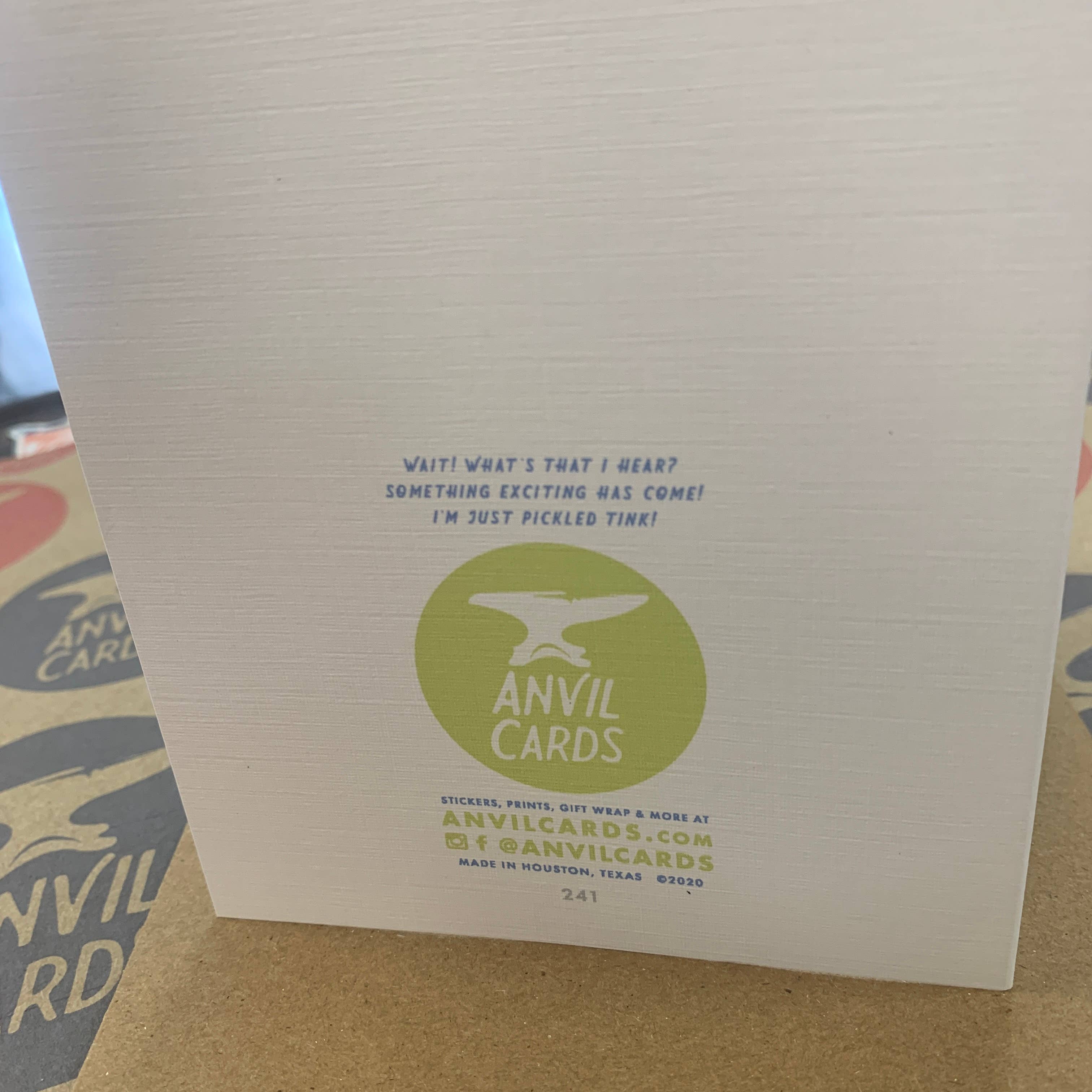 Anvil Cards - Vente Cartes de félicitations - Carte Dilly Excited for You1