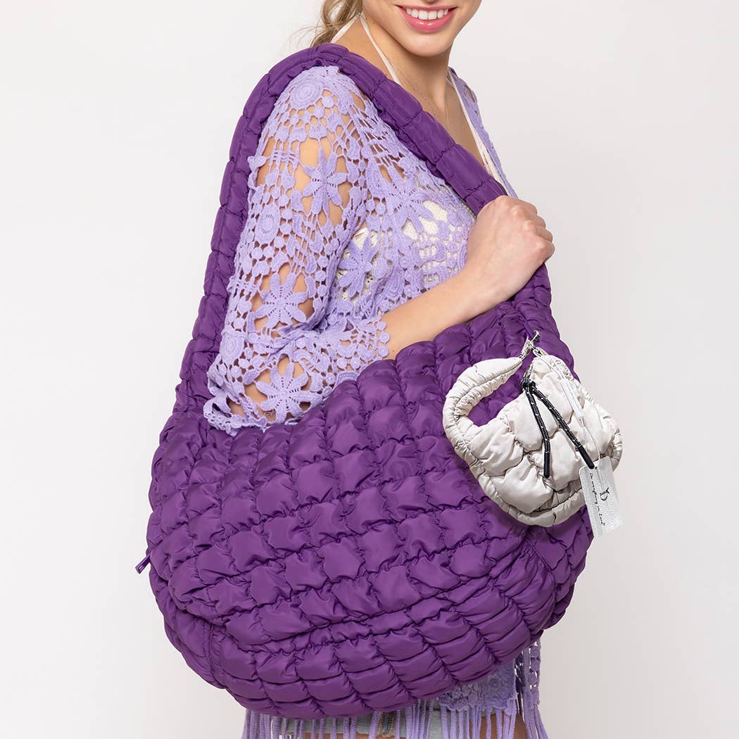 Fashion City – Porta-chaves - Mulher por atacado – Porta-chaves com Bolsa Acolchoada Miniatura21