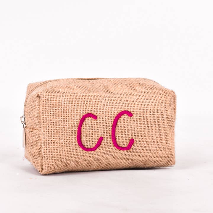 King Of Handmade - Wholesale Makeup/Cosmetic Bag - Personalized Makeup Bag - Cosmetic Bags - jute bags