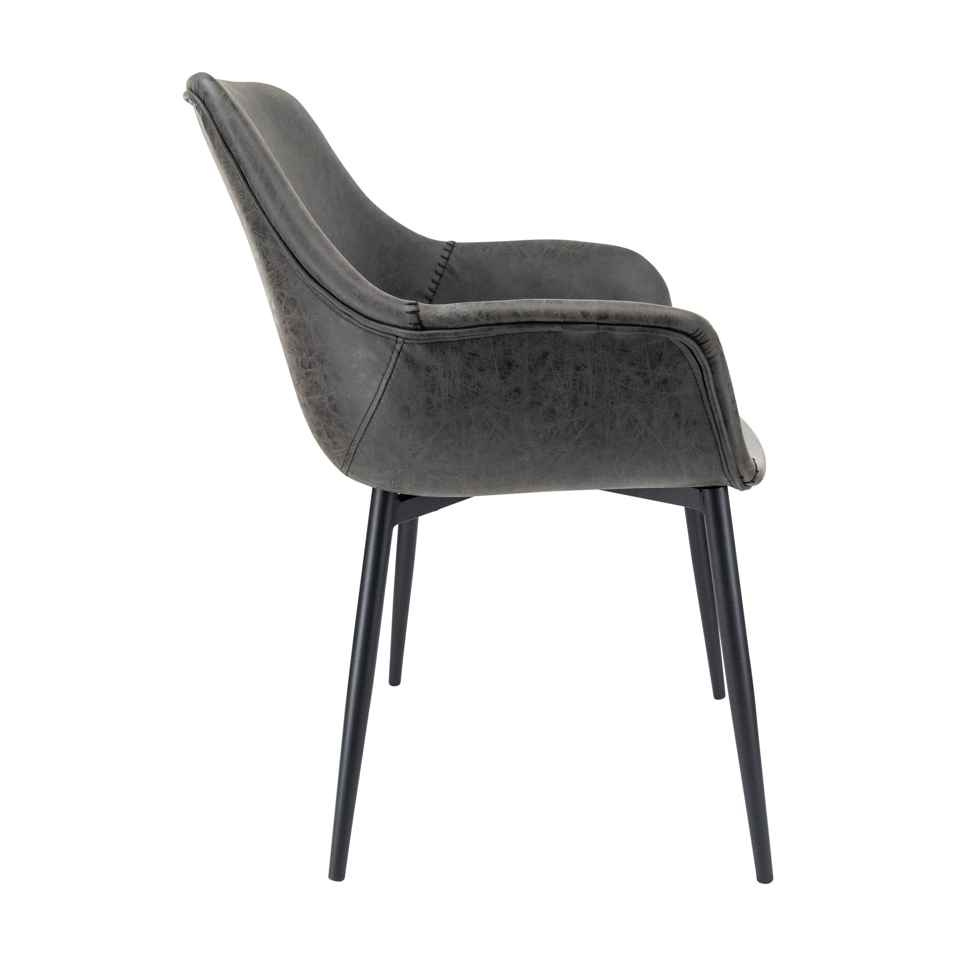 LeisureMod - Wholesale Chair - Markley Modern Ergonomic Leather Upholstered Dining Chair19