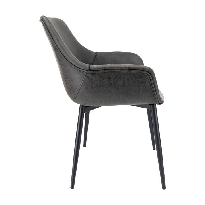 LeisureMod - Wholesale Chair - Markley Modern Ergonomic Leather Upholstered Dining Chair19