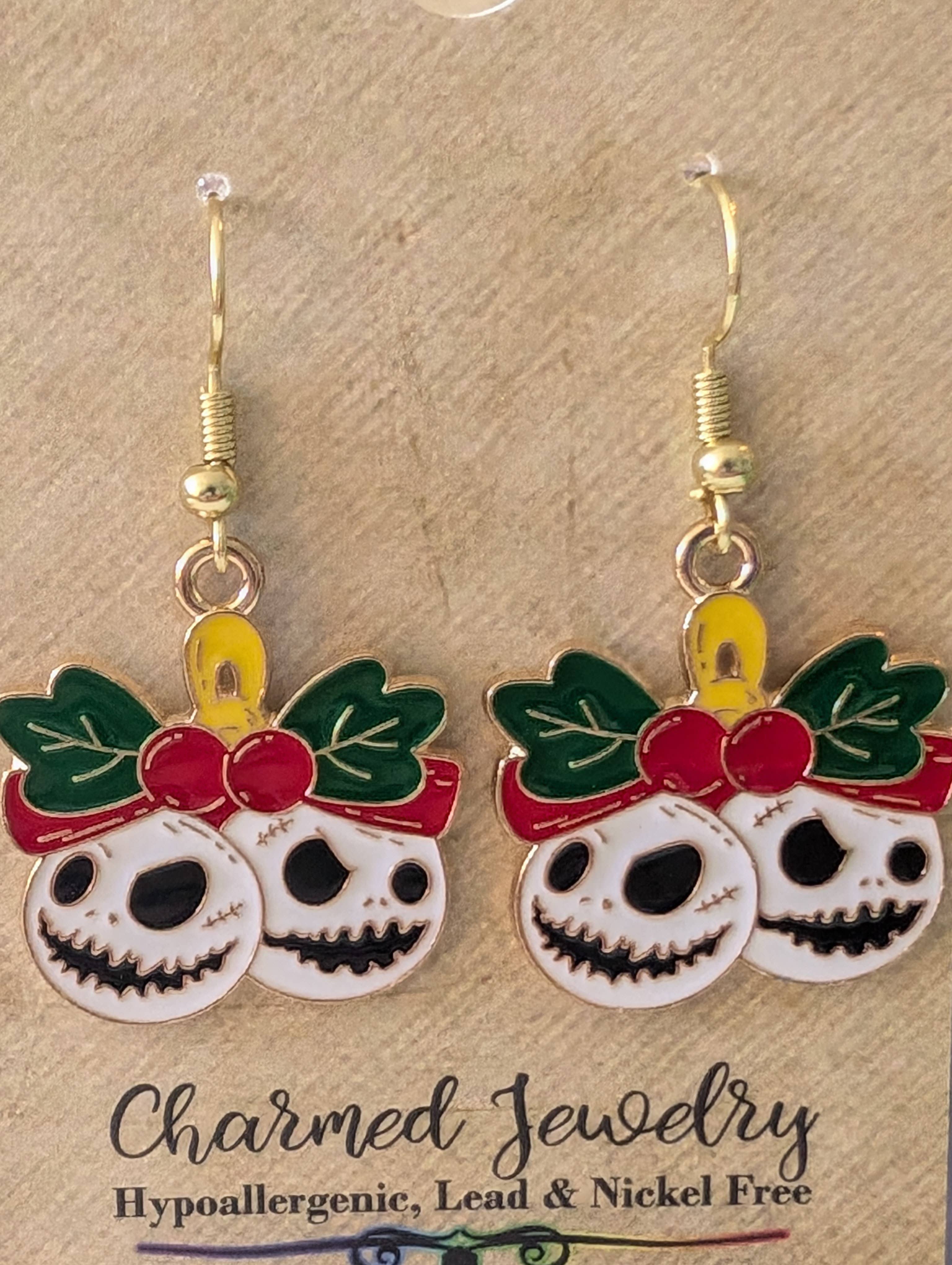 Con-Quest Crafts - Wholesale Charm/dangle bracelet - Nightmare Christmas Earrings, Necklaces & Zipper Pulls22