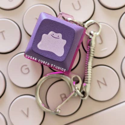 Metamon #132 - Fidget Keycap Keychain for wholesale by Sugar Cubed Studios
