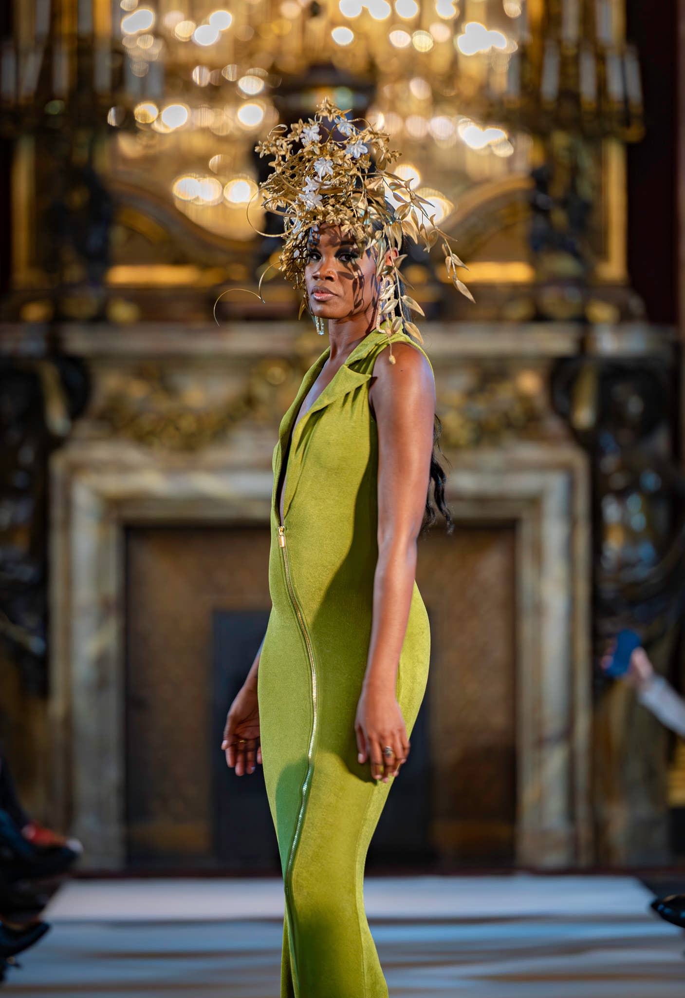 crimson green Bisa Dress  for wholesale on Faire3