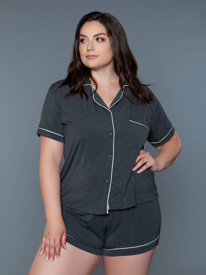 Ensemble de Pyjama Deux Pièces Riley 2027 pour la vente par BeWicked