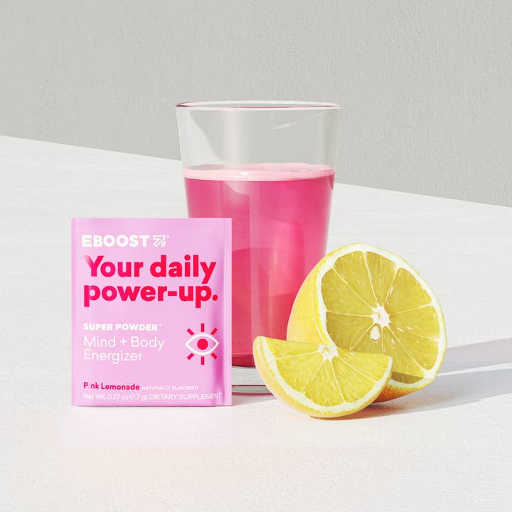 SUPER POWDER Pink Lemonade Flavor Box for wholesale by EBOOST