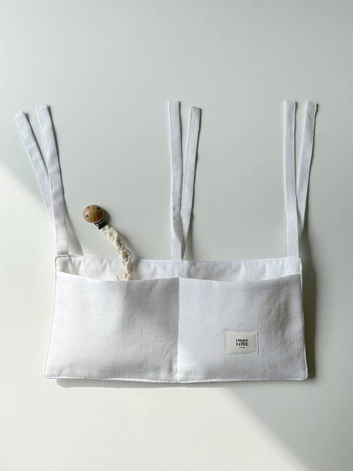 Baby basket organizer | Pure White for wholesale by UNIQUE LOVE Design