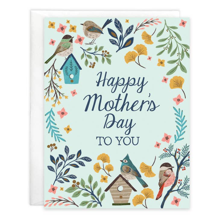 Mother's Day Greeting Card - Bird Song for wholesale by GINA B DESIGNS