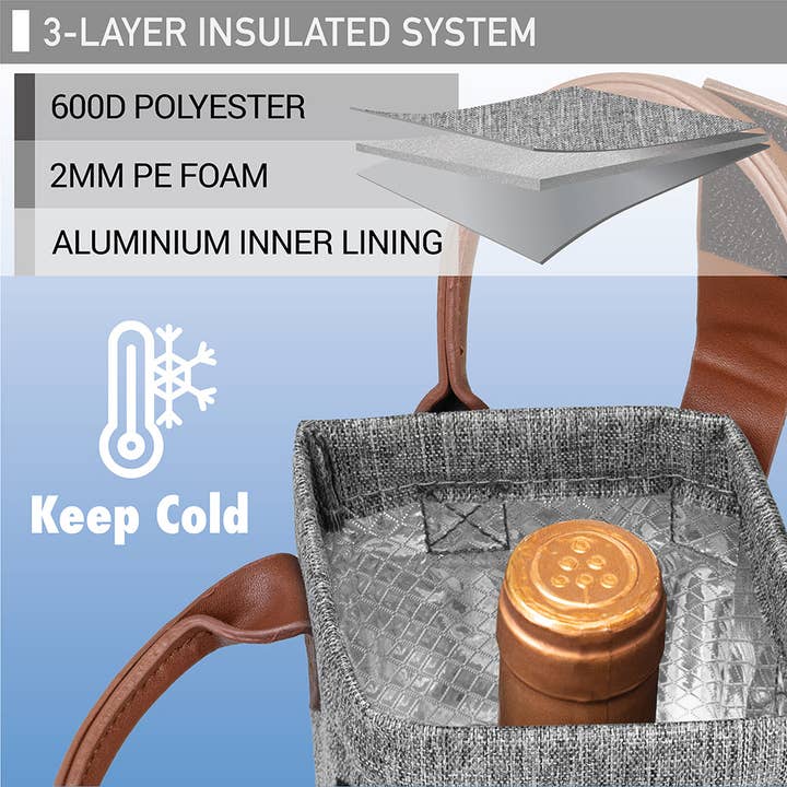 OPUX - Wholesale Wine tote - 1 Bottle Classic Wine Carrier Bag32