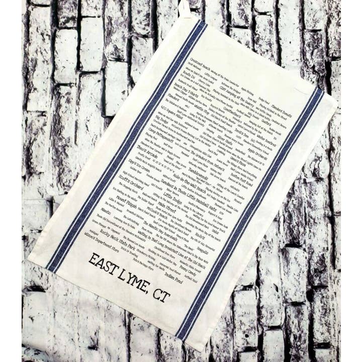 TownieSwag - Wholesale Tea Towel - East Lyme Townie Tea Towel