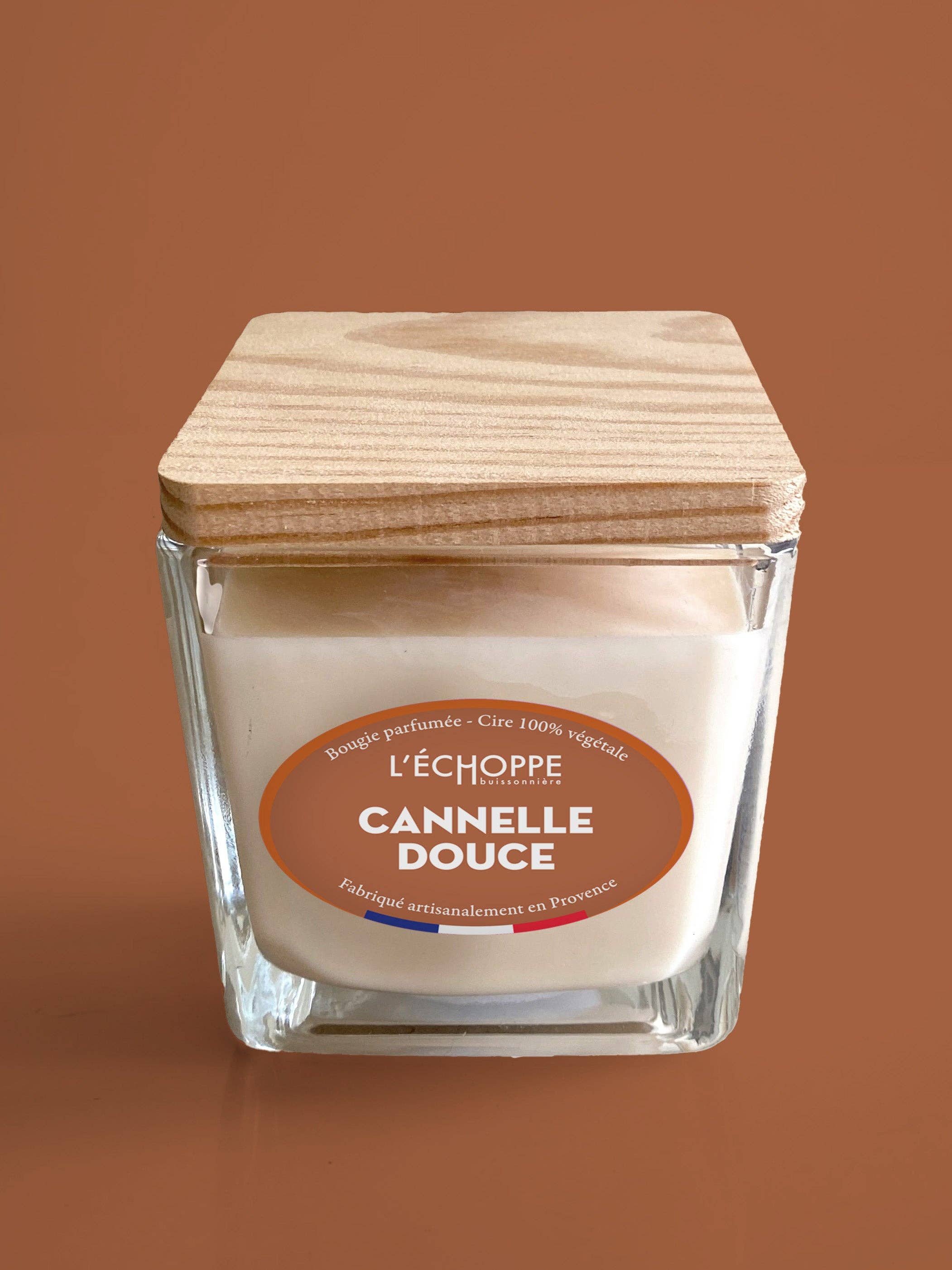 L'Échoppe Buissonnière – wholesale Jar/filled candle – Sweet Cinnamon - Scented Candle 190g1