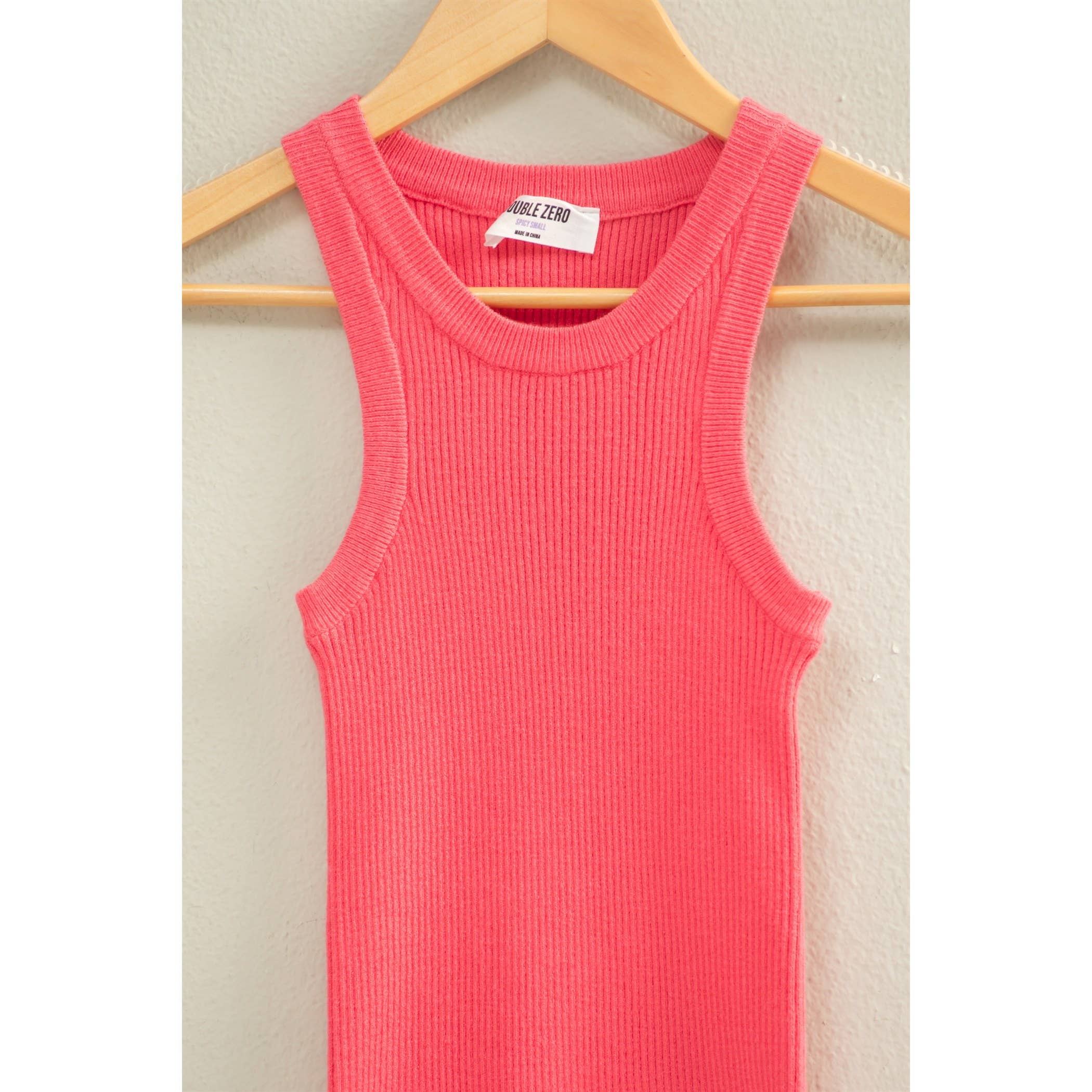 Double Zero - Wholesale Tank Top - Women's - Ribbed Knit Tank Top11