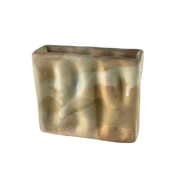 ALEX MARSHALL STUDIOS - Wholesale Vase - Mini Rectangle Ripple Vase3