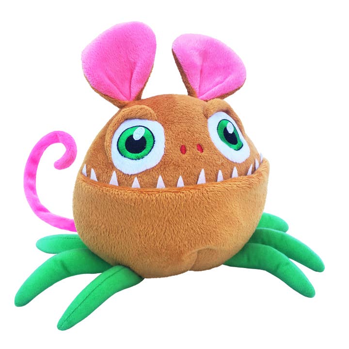 Mutasia - Wholesale Stuffed/Plush Toy - Kids & Baby - Happy Nib Plush (Piranha-Mouse-Spider)