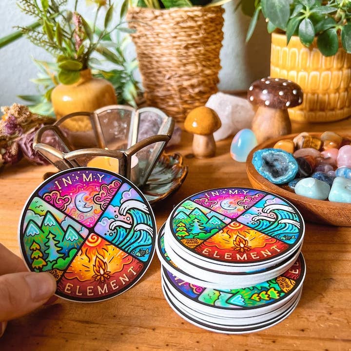 SeeknRevel - Vendita all'ingrosso Adesivo - In My Element - Adesivo1