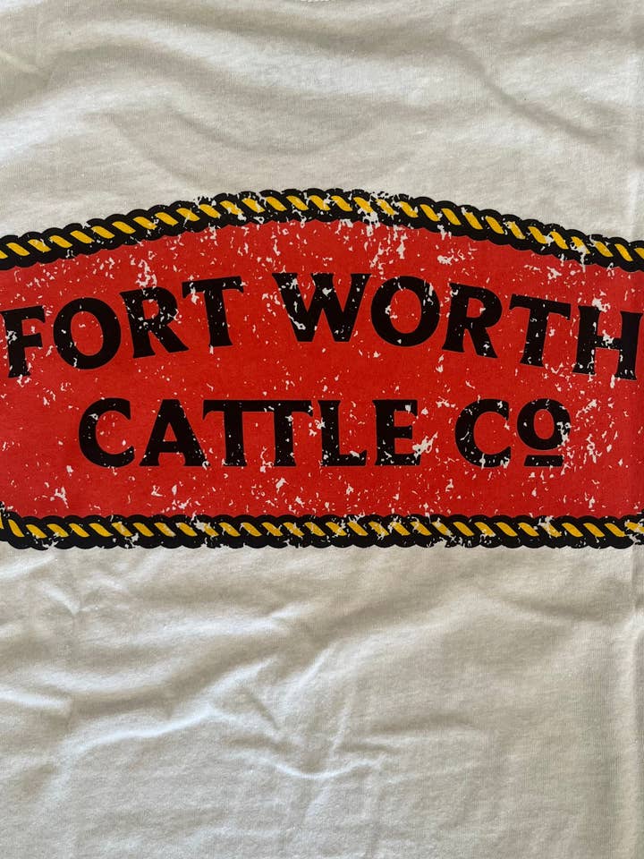 Rope T-Shirt for wholesale by Fort Worth Cattle Co.