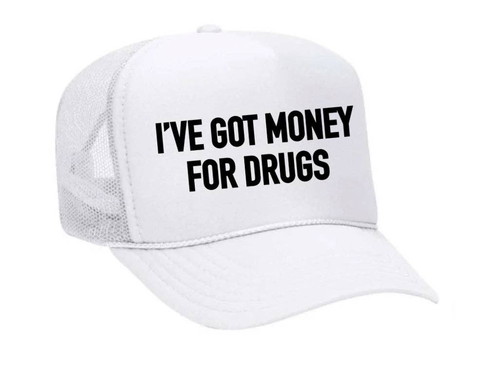 Inappropriate Trucker Hats – Großhandel Trucker-Cap – Unisex – Ich habe Geld für Drugs Trucker Hat22