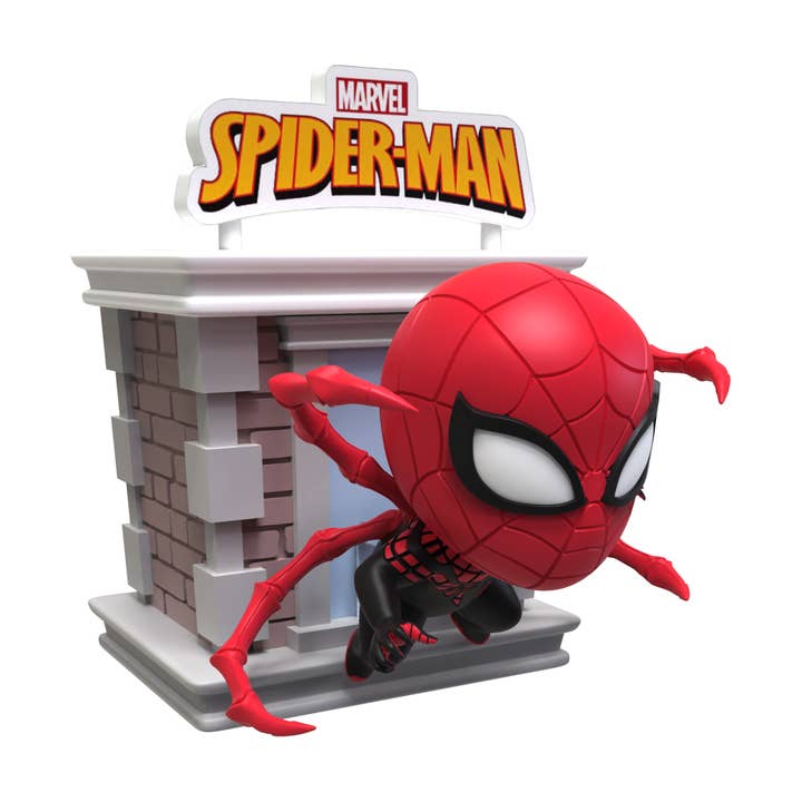 Toys Matter Inc. - Wholesale Decorative Figurine - Marvel Spider-Man Tower Series Hero Box - Blind Box CDU8