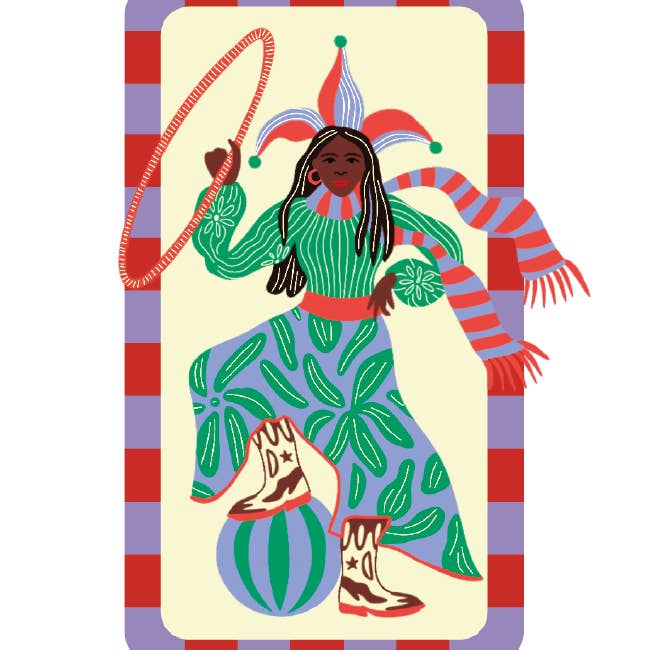 A-Journal Stationery - Wholesale Card Game - Fabrique Playing Cards Stripes - Red Pink3