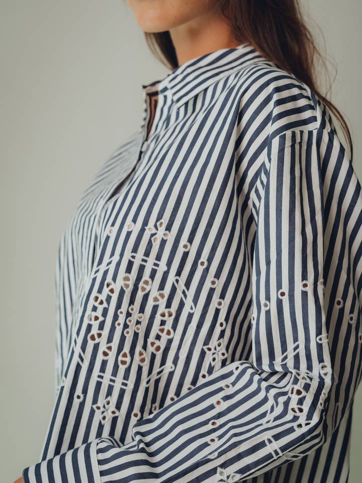 Kapda Casa - Wholesale Top & Short Set (NOT Loungewear) - Women's - Total Look Set Marsella - Camisa y Short Bordados2