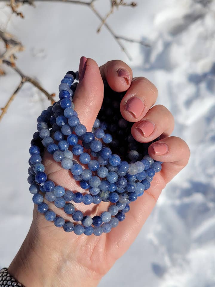 Blaue Quarz-Armbänder für den Großhandel von ZARDENIA