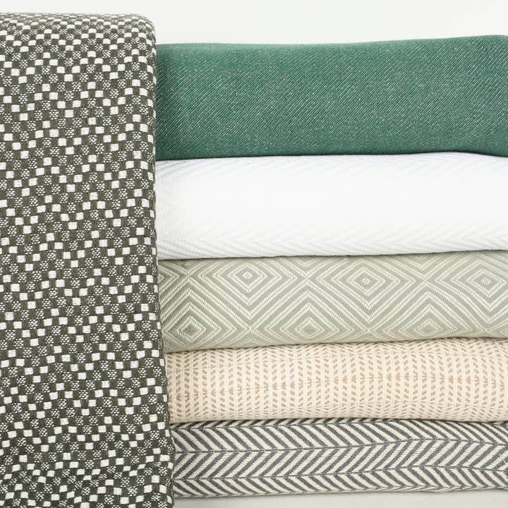 Organic Cotton Turkish Throw Blanket, Luxurious Bedspread for wholesale by Organic Turkish Towels