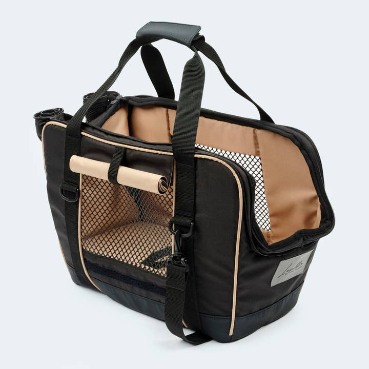 Leopold's Finest for dogs - Wholesale Pet Carrier - Dog - Bicycle bag for dogs black2