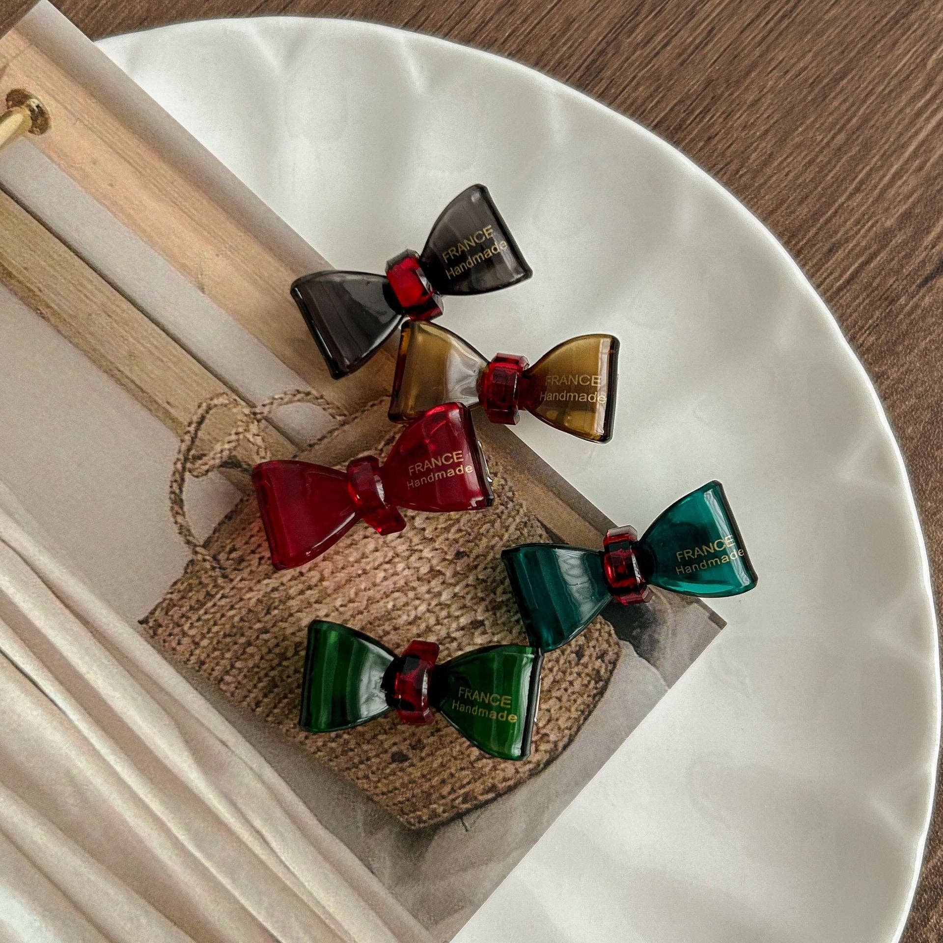 Dipped Shop - Wholesale Hair Clip - Women's - 2+Bow Knot Small Sweet Hair Clips DPJC24064