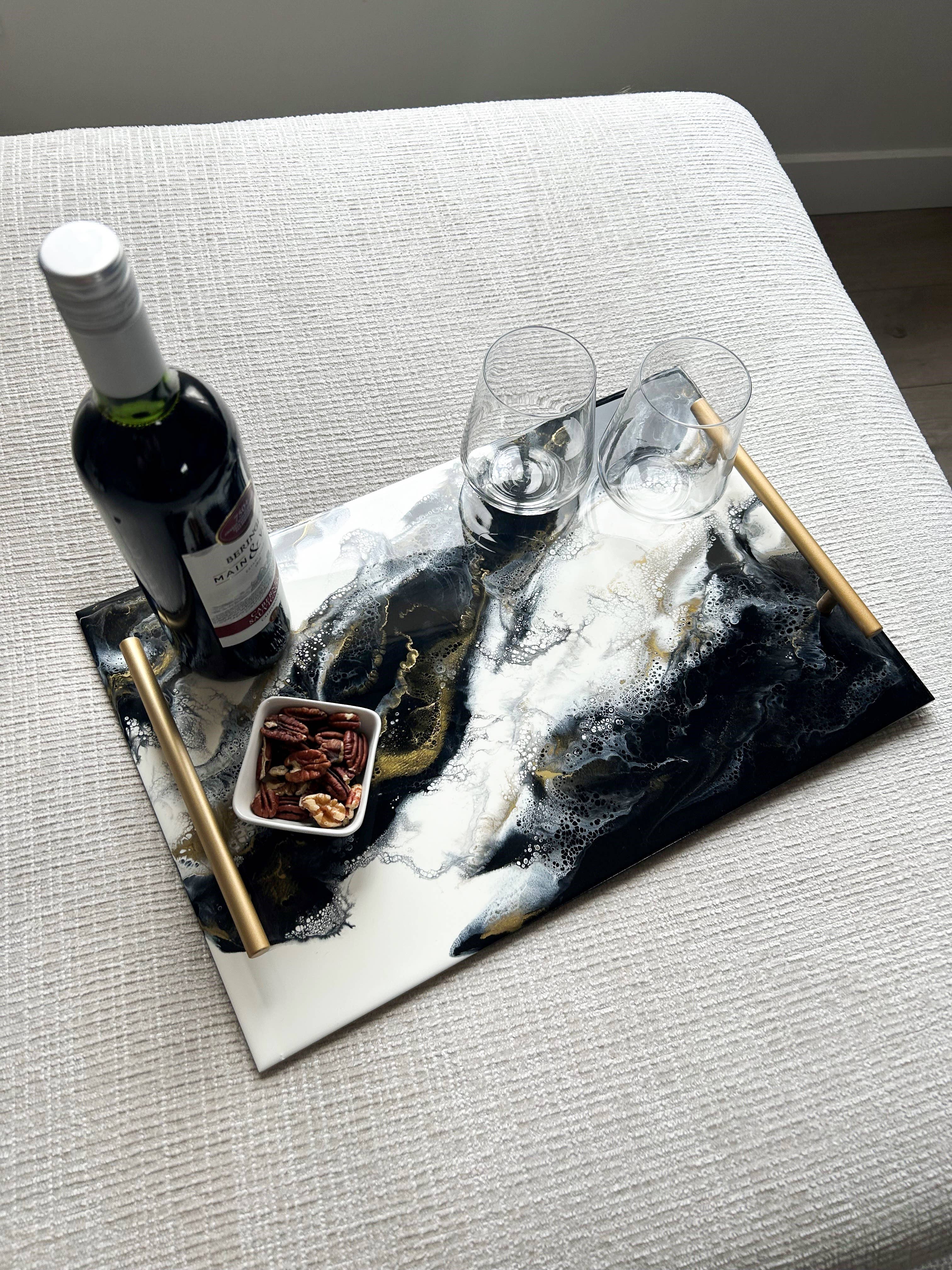 Lynn & Liana Designs - Wholesale Dienblad - Hars serveerschalen met handvatten - GEEN TARIEVEN! Feestdecoratie3