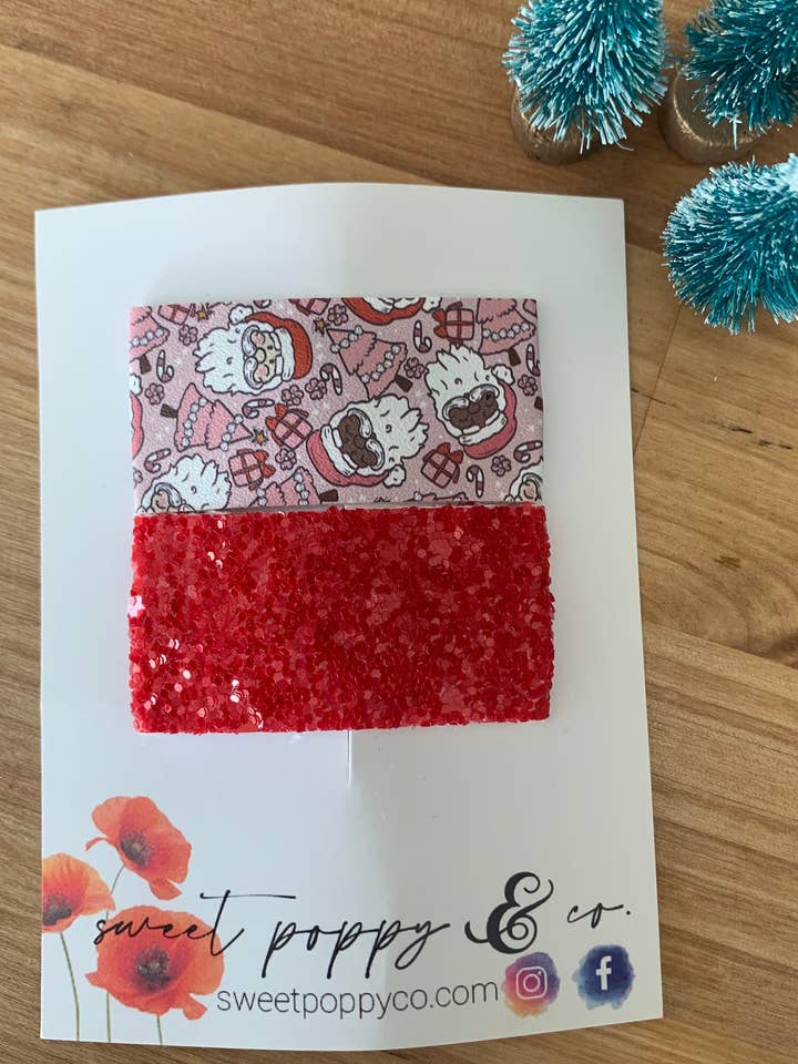 Pink Santa sets for wholesale by Sweet Poppy & Co.