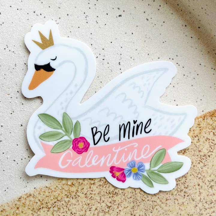 Makerie Day - Wholesale Sticker - Galentine Swan Sticker0