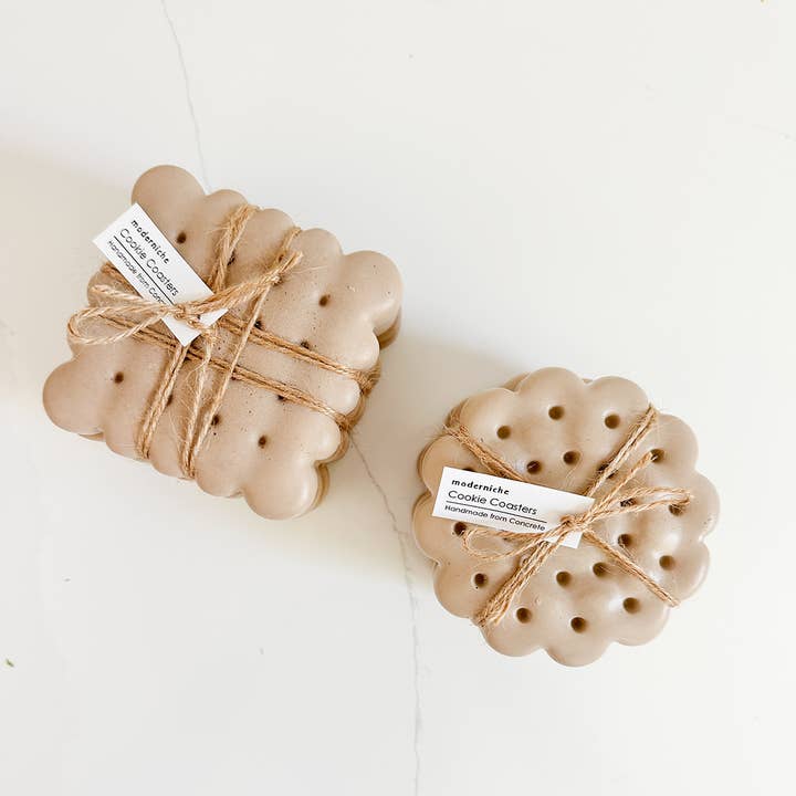 (Set of 4) Cookie Coaster | Fun Unique Table Top Decor for wholesale by Moderniche