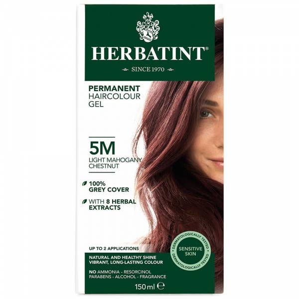 Herbatint Herbal Hair Dye Light Mahogany Chestnut 5M for wholesale by mOrganics Beauty