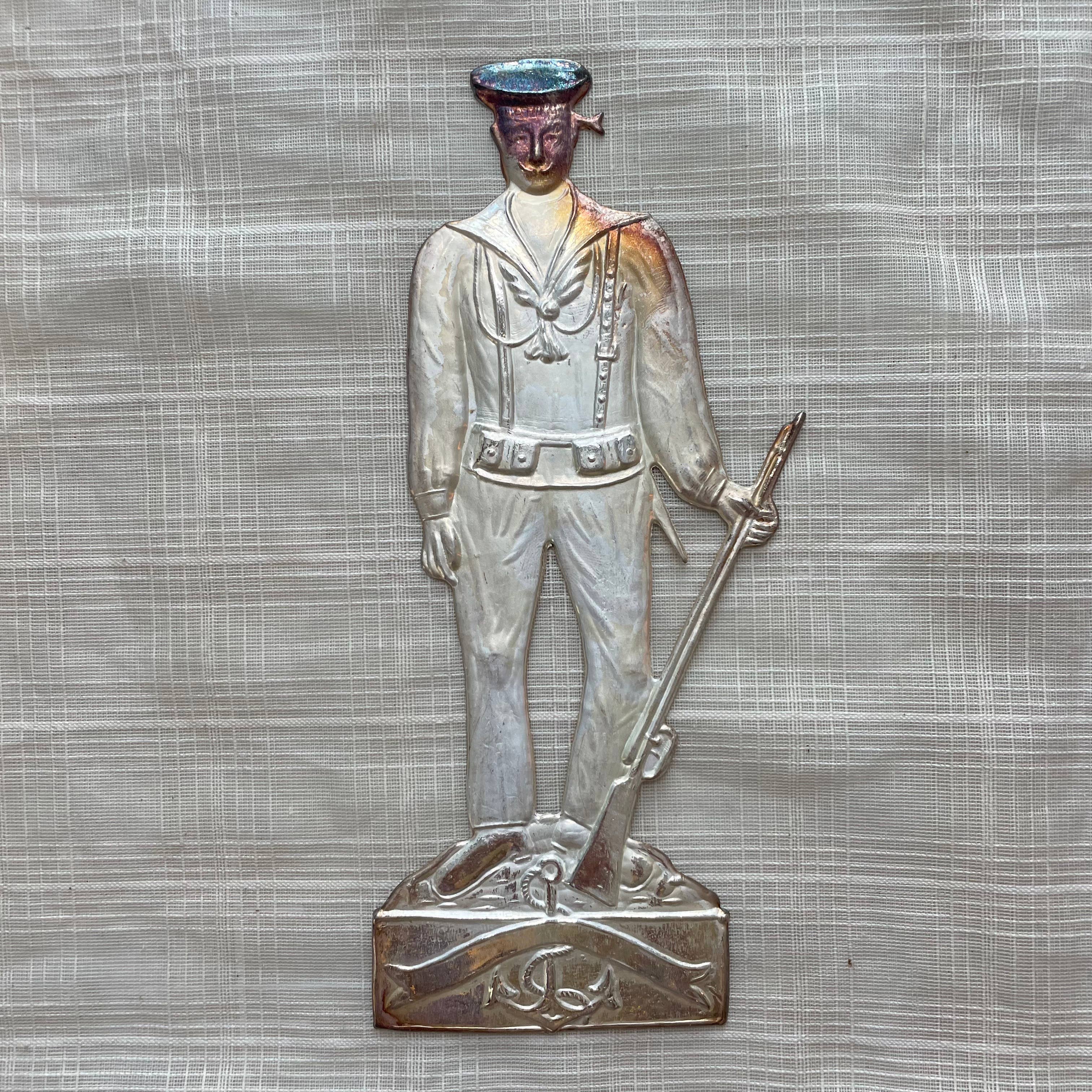 Tesoros Trading Company - Wholesale Ornament - Old Italian Exvoto - Sailor , Italy0