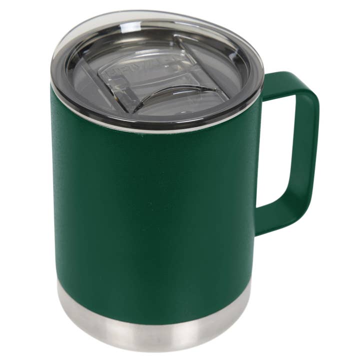 FIFTY/FIFTY - Wholesale Insulated Mug/Tumbler - 12 oz Double-Wall Vacuum Insulated Camp Mug with Slide Lid1
