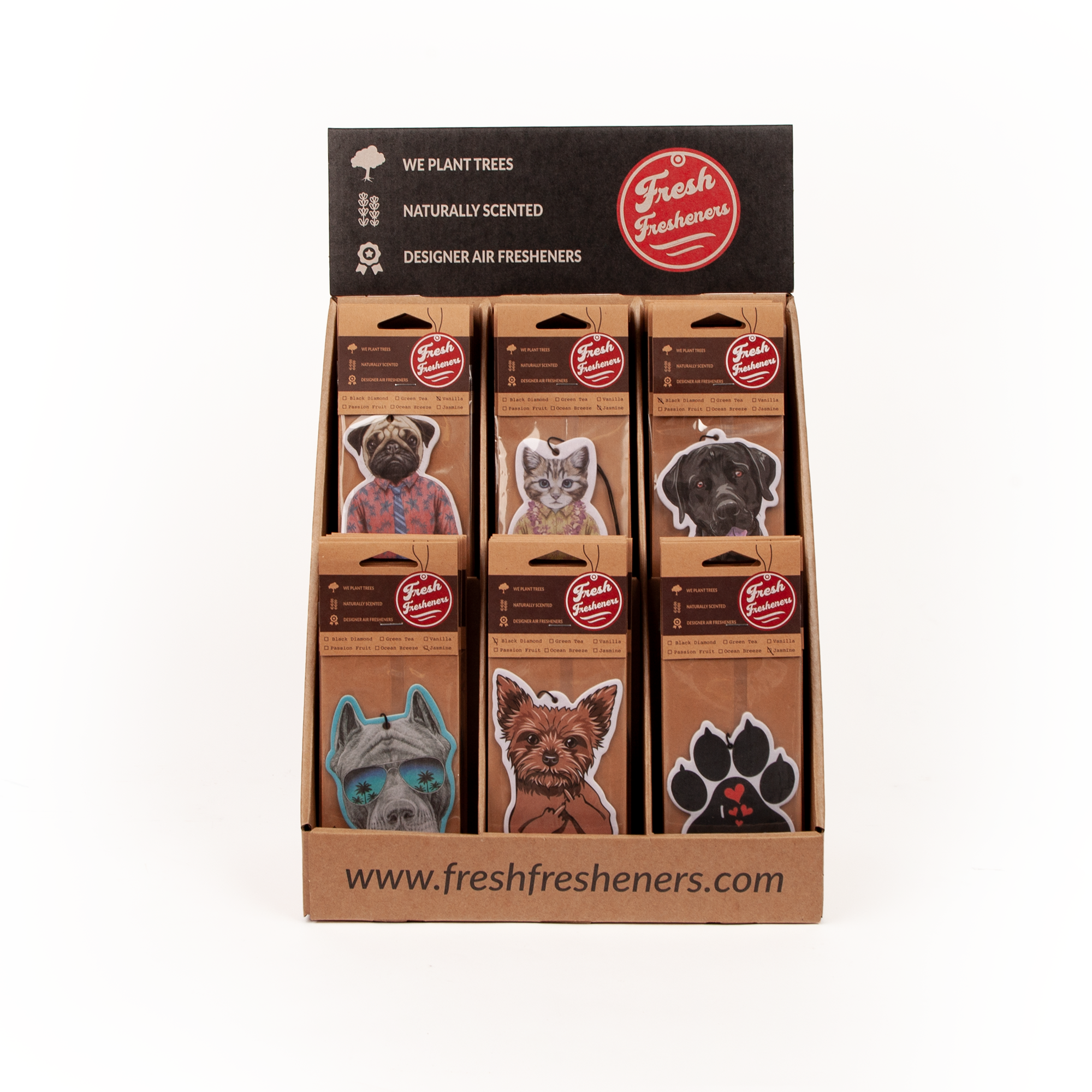 Fresh Fresheners - Vente Présentoir – maison et déco - Présentoir de comptoir vide gratuit avec l'achat de 72 unités.5