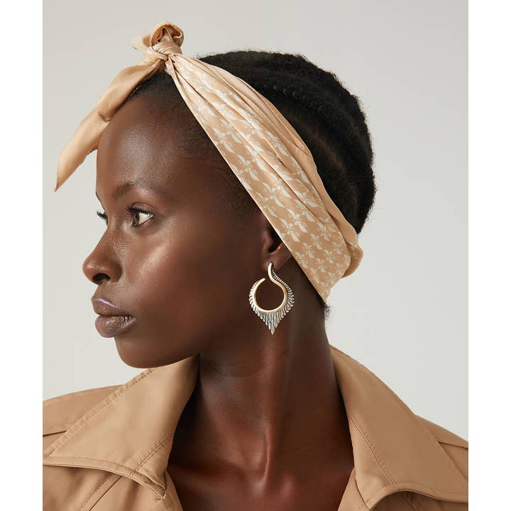 AVENS – wholesale Hoop-örhängen – AVENS örhängen i sterlingsilver med 18K guldbeläggning, unikt designade5