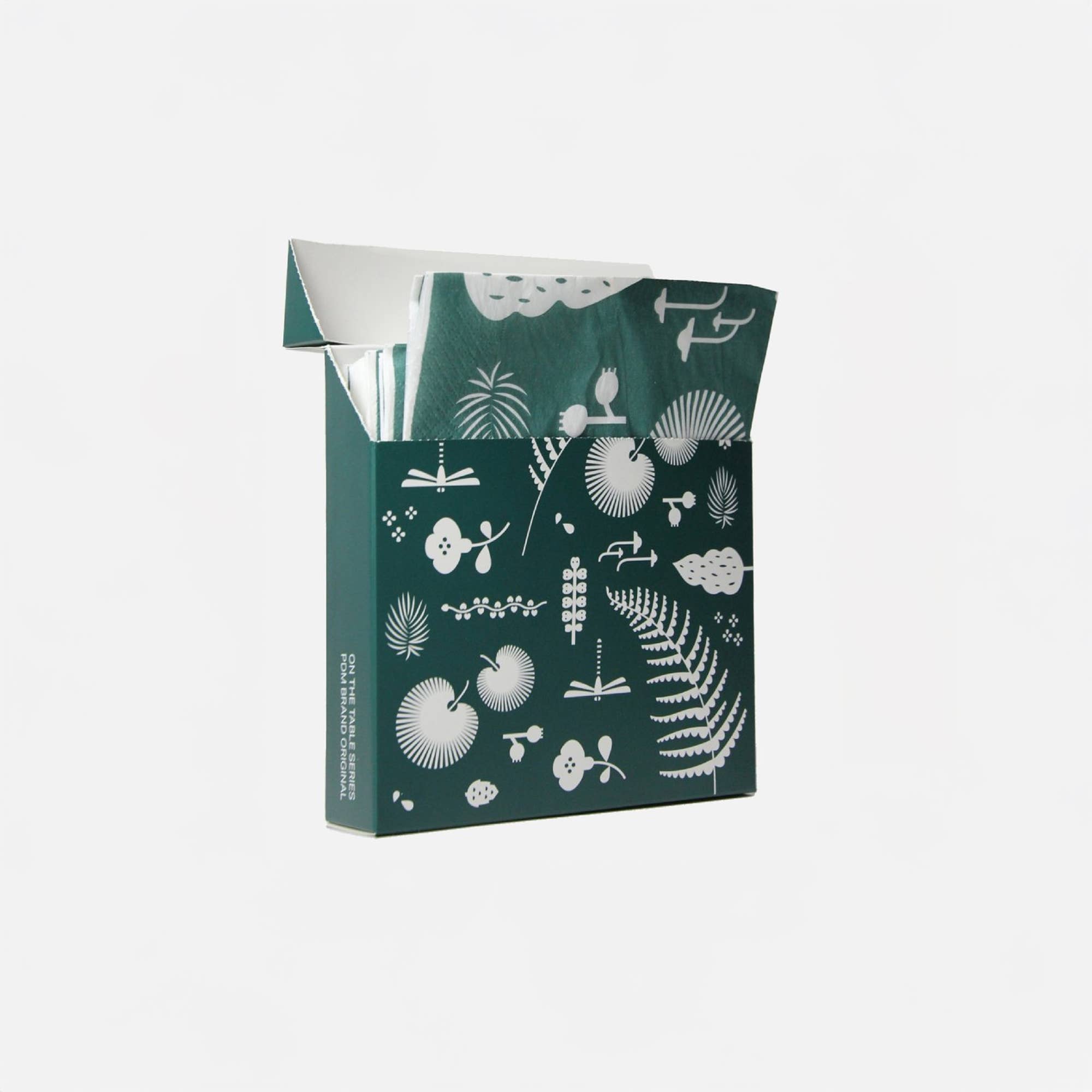 PDM Brand - Wholesale Dinner & cloth napkin - Napkin – Hortus Pattern in Emerald Green