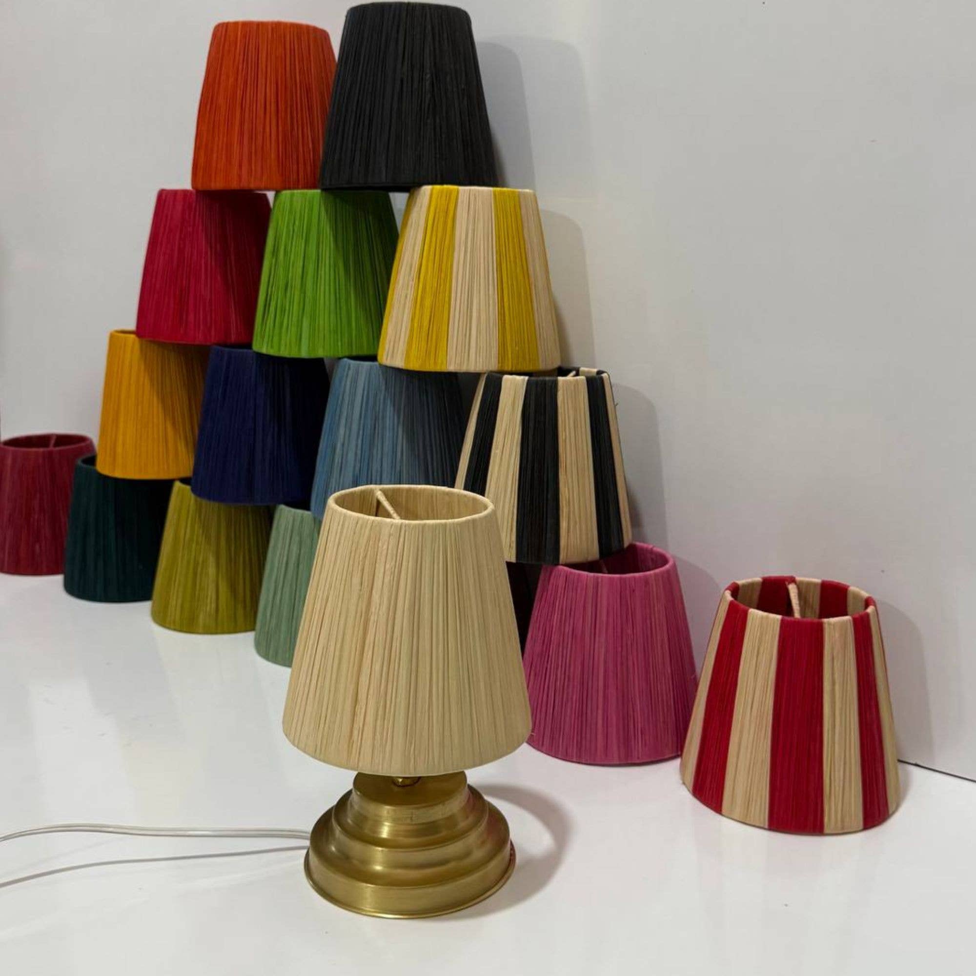 Gran Wholesale – wholesale Lampshade – Raffia Lampshade – Cone Shape – Handmade Straw Light Cover24