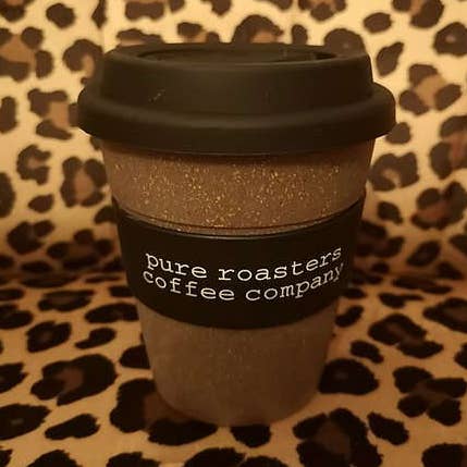 Pure Roasters Coffee – wholesale Insulated mug/tumbler – Branded Bamboo Keepcup0