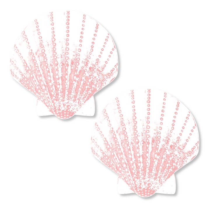 Niptees - Wholesale Nipple Pasties - Women's - Beach-Themed Seashell Nipple Cover Pasties10