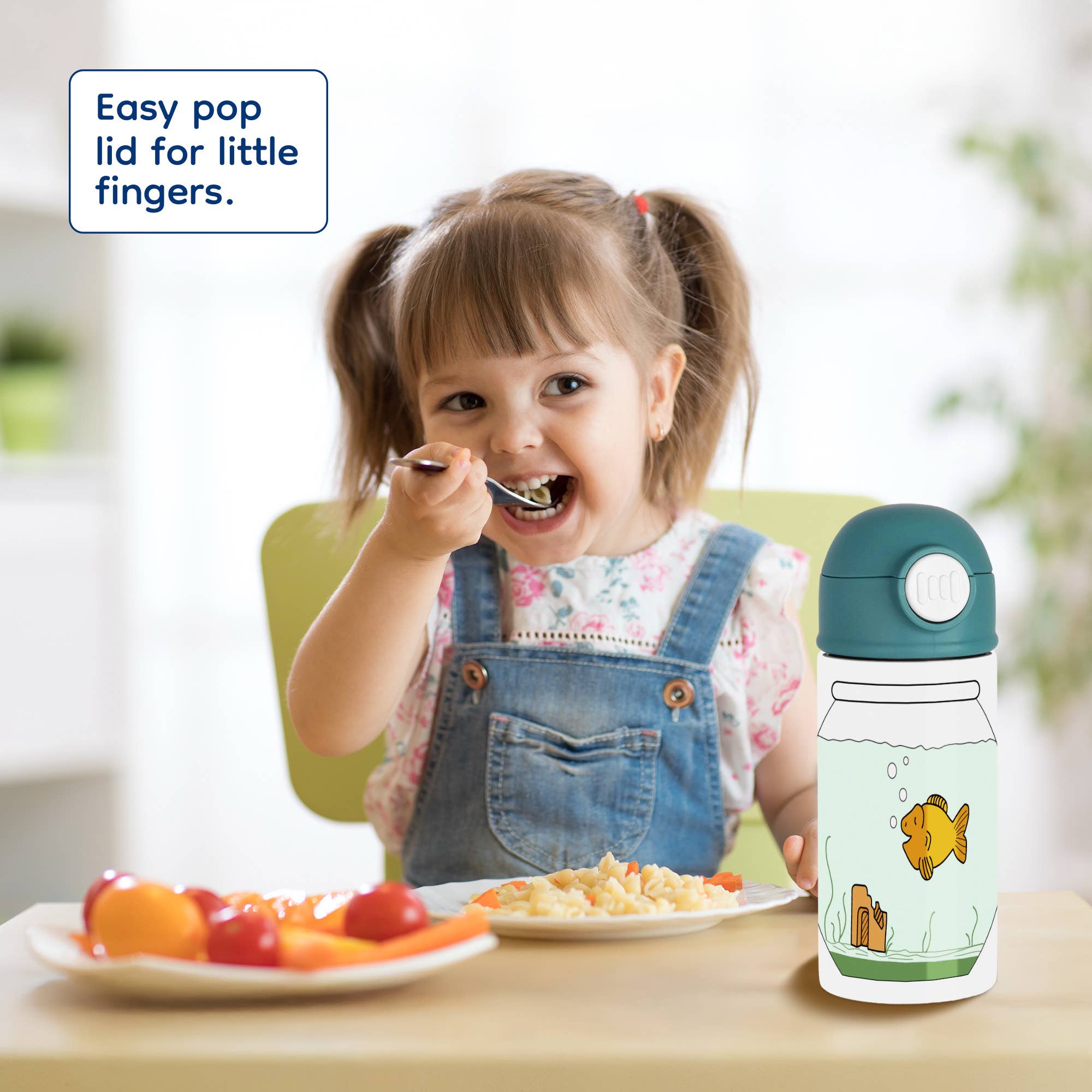 3dRose - Wholesale Water Bottle - 3dRose, Gold Fish In Bowl, Kids Water Bottle7