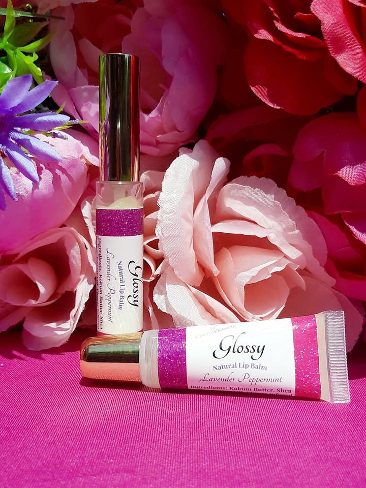 Lavender + Peppermint Hydrating Lip Balm for wholesale by Cocoa Flowers