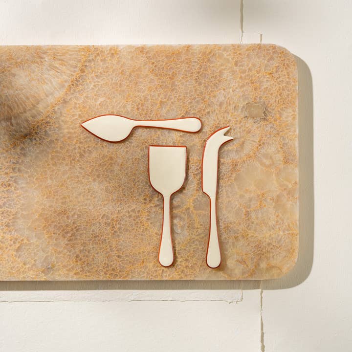 INARTISAN - Wholesale Kitchen Utensil Set - Alder Enamel Cheese Set2