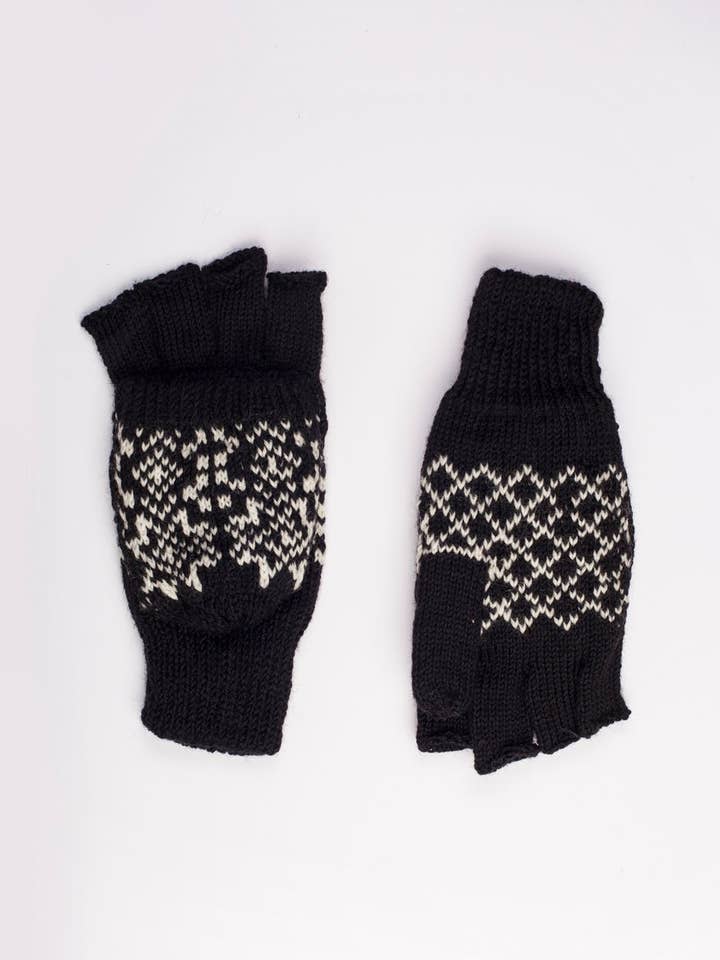 Rundemann Fingerless Gloves for wholesale by Susan Fosse AS