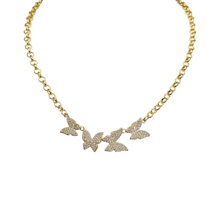 Betty Butterfly Necklace for wholesale by Love, Lisa