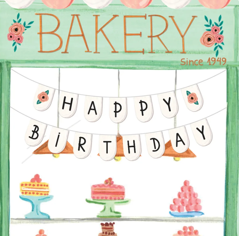 Paige & Willow - Wholesale Birthday Card - Happy Birthday Bakery Card2