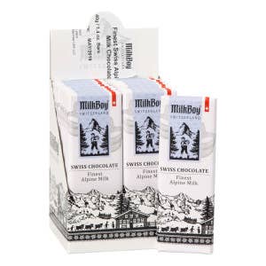 L&F Universal Goods - Wholesale Chocolate Bar - Milkboy Swiss Alpine Milk Chocolate 20/1.4OZ