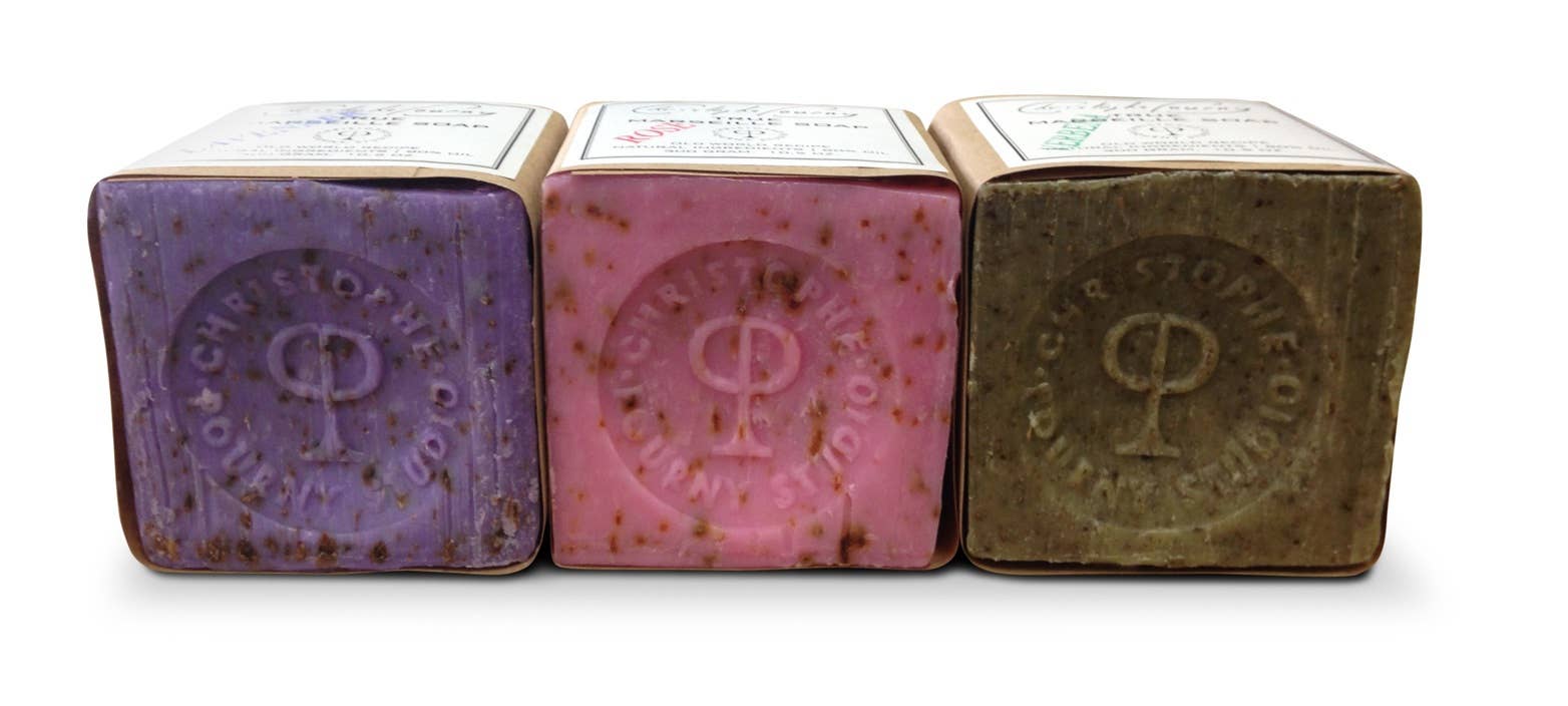 Christophe Pourny Studio – wholesale Tvål – Äkta Marseille-tvål med krossade blommor3