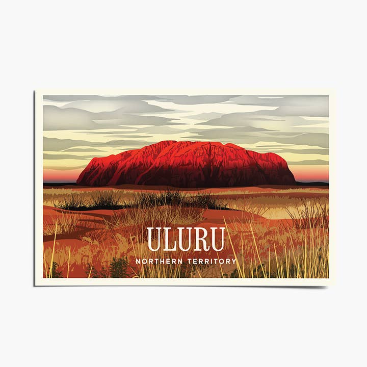 Postkort - Uluru for engroshandel hos Zetta Florence